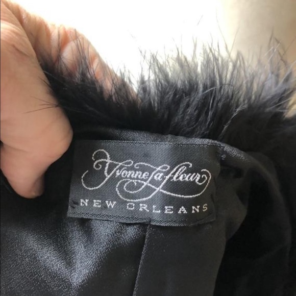 Sold Elsewhere::: Vintage Maribou Jacket 1990’s - Picture 9 of 15